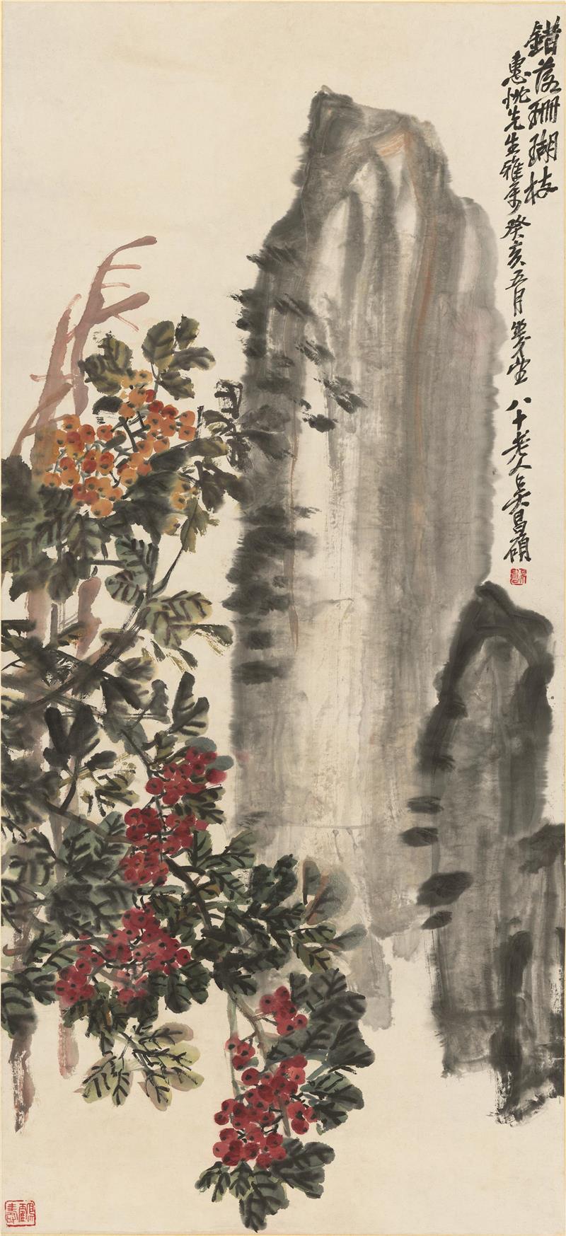 吴昌硕作品-吴昌硕图片检索-第壹印像